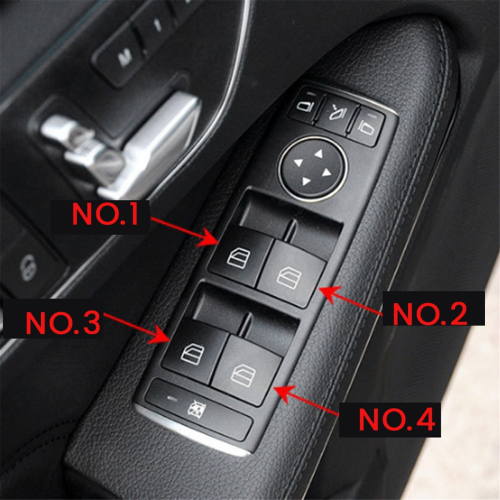 Car Window Lift Switch Repair Button Cover for -,No.2 1