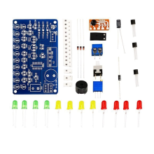 Kit de circuito para lanterna musical CD4060 SMD. Placa de circuito para luz musical.