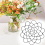 Ferramenta de arame para arranjos florais - Suporte para flores, reutilizável, preto, 10 cm (4 polegadas) 4