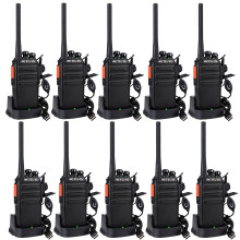 Retevis RT24 Walkie Talkies for Adults, Professional Two Way Radio, PMR446 Long Range License Free, 2 Way Radios Walkie Talkie with Earpieces for Com