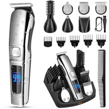 Ufree Beard Trimmer Men, Waterproof Electric Razor for Nose, Body, Face and Mustache, Cordless Hair Clippers Shavers for Men Grooming Kit, Gifts for