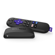Roku Express 4K+ 2021 | Streaming Media Player HD/4K/HDR with Smooth Wireless Streaming and Roku Voice Remote with TV Controls, includes Premium HDMI