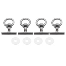 Für T5 T6 Auto Mutter Locking Schiene Last Befestigung 7H5883189E Silber Befestigung Auge Bolzen Zurr Auge