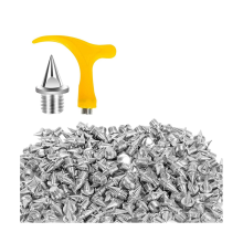 Edelstahl-Spikes für Laufschuhe, Ersatzspikes für Eiskrallen, Pyramiden-Spikes aus Stahl zum Wandern, Hochspringen