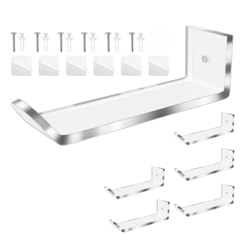 6Pcs Acryl Hut Halter FüR Wand Hut Rack Hut Halter Organizer Halten Hut KleiderbüGel FüR TüR-image