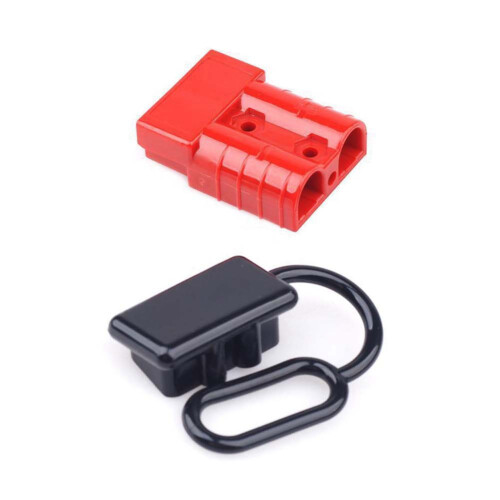2Pcs Accessory Charging Practical Portable Connecting 50A 600V Pair Plug Battery Trailer Durable Quick Connector Kit 1