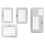 4Pcs Template Ruler Guide Envelope Addressing Guide Stencil Ruler for Envelopes Brush Pens Making Thank You Card 1
