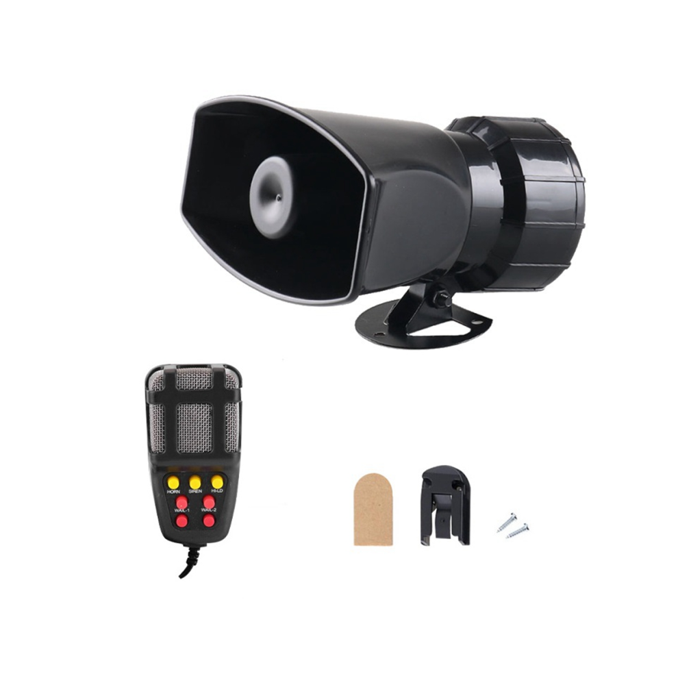 12V 7 Sounds 120Db Wireless Electronic Siren Loud Car Warning Alarm Fire Siren Horn Car Accessories 4852847347956