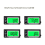 LCD Digital Hourmeter Tachometer Engine Thermometer Replaceable Clock for Motorcycle ATV Marine Boat Gasoline Engines 4