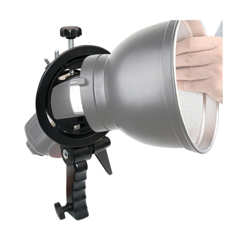 Type Bracket Bowens Mount for Flash Light Speedlite Snoot Softbox V850II 860II AD200Pro Holder 1