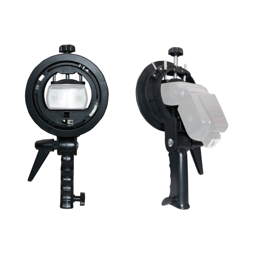 Type Bracket Bowens Mount for Flash Light Speedlite Snoot Softbox V850II 860II AD200Pro Holder 2