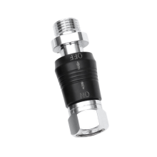 Scuba Diving Regulator Adaptor 9/16 Thread Connector with on Off Switch BCD Valve Medium Pressure Replacement,Style C