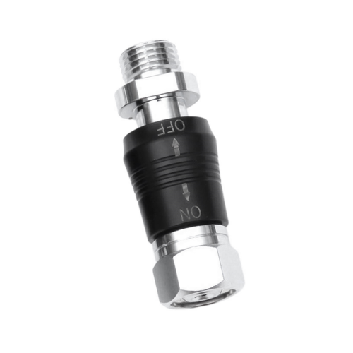Scuba Diving Regulator Adaptor 9/16 Thread Connector with on Off Switch BCD Valve Medium Pressure Replacement,Style C