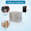 4 pezzi Porta-CD in acrilico trasparente con espositore per CD/DVD, organizer da tavolo per CD 6