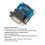 Módulo convertidor de puerto serie RS232 a TTL MAX3232 con conector DB9 y 4 cables de puente 3