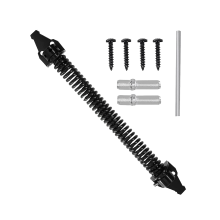 Cierrapuertas automático con resorte de tensión, ajustable, con 4 tornillos