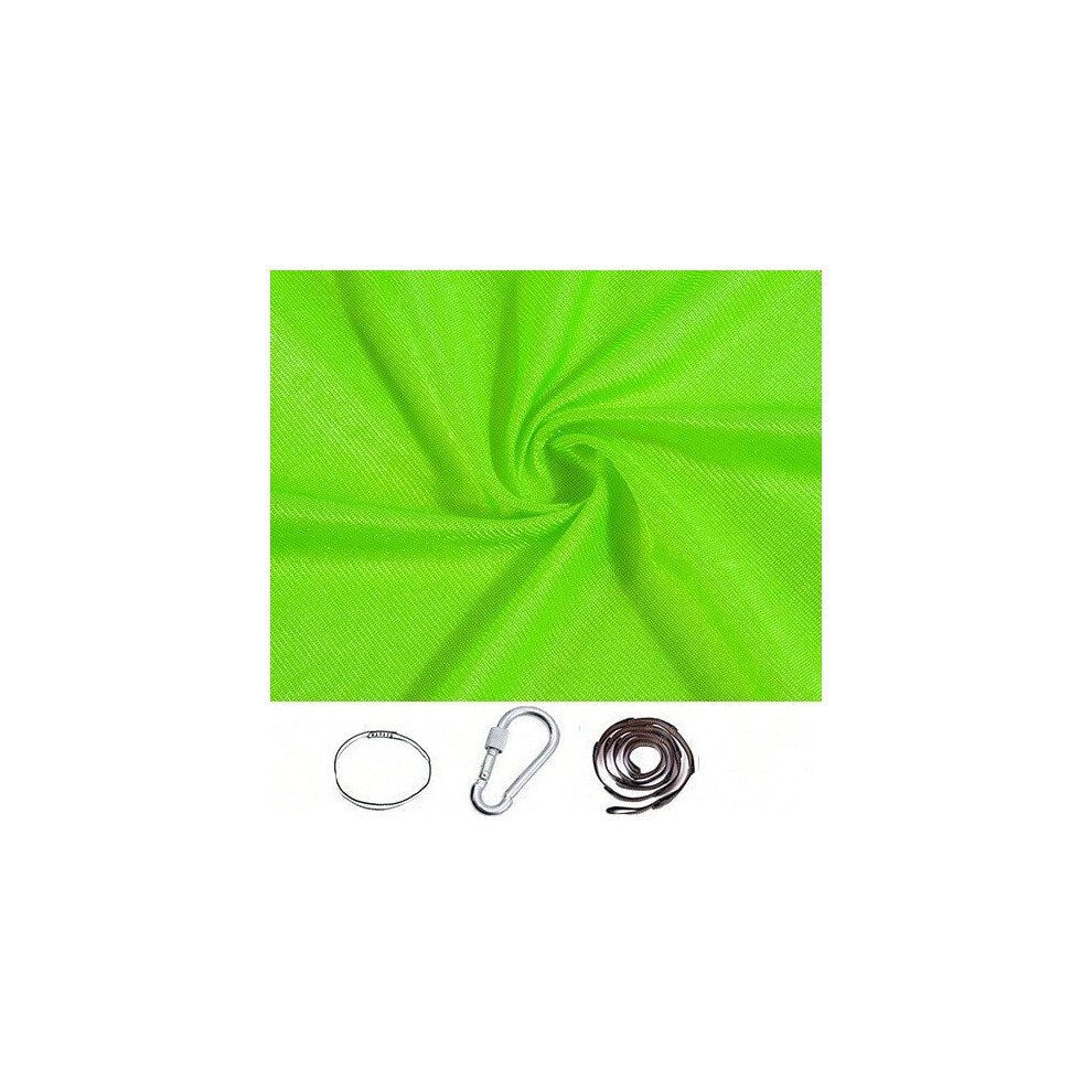 (Nylon 1.5m full set of grass green (with No. 8 lock)) Children's elastic hammock indoor and outdoor swing children's sensory swing yoga hammock-image-OPC-PJ6M7VT-NEW