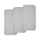 Baby Diaper Pads Bamboo Quilted Thicker Waterproof Changing Pad Liners, 3 Count Gray 1
