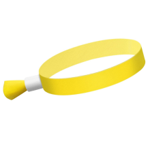100 Pcs Cloth Event , Colored Wrist Bands for Events, for Concert Wrist Strap (Yellow)