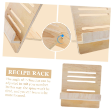 1Pc Notenständer Halter Ständer Lesebuchständer Schreibtisch Buchstütze Holz Tablet Ständer Musik Rezeptbuchständer Küche