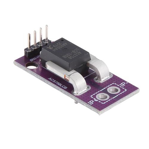 ACS758 Modulo Sensore Di Corrente Hall – ACS758LCB-050B – Alimentazione 3-5V, 100A – Isolamento Galvanico E Bassa Perdita – Per Misure Di Corrente DC/AC