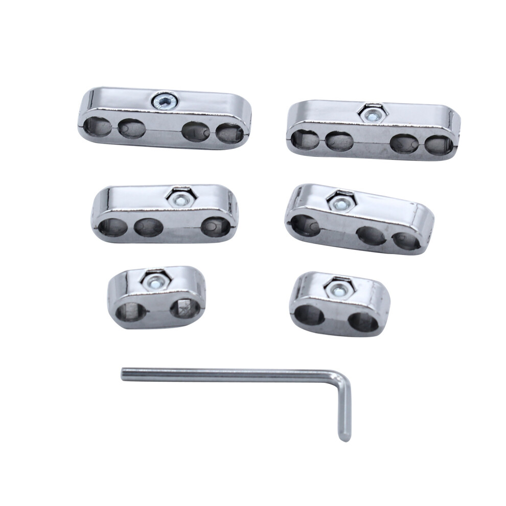 7Mm 8Mm Chrome Spark Plug Wire Separators Looms Dividers For 9723 4852847367640