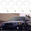 4 stk hvite forlygter CCFL LED Angel Eyes sett Halo-ring DRL blinklys Til E36 E46 E39 E38 2
