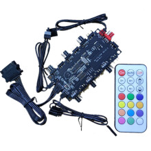 Câble répartiteur RGB AURA ARGB, boîtier, contrôleur de contrôle de température, câble d'extension, adaptateur pour bande lumineuse LED