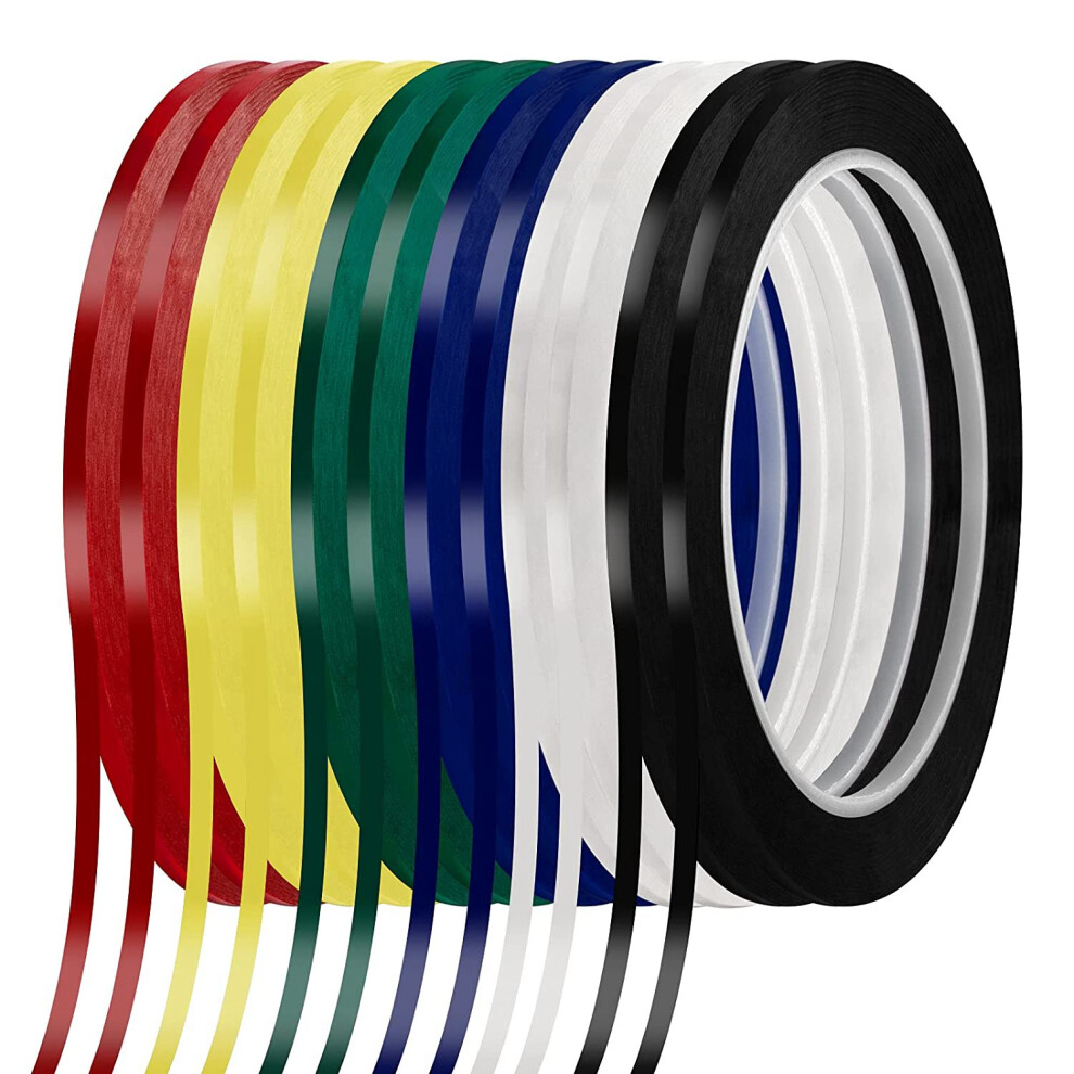12 Rolls 1/8Inch Whiteboard Tape, Pinstripe Tape Dry Erase Board Tape Adhesive Graphic Grid Marking Tape,216 Ft Per Roll 4852847372934