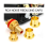8Pcs Gold Plated RCA Protection Cap Plug Short-Circuit Socket Phono Connector Shielding Plug Socket Protection Cover Cap 4