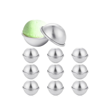 20 st 10-set DIY metallbadbombform för pyssel och DIY-material 5,5  2,5 cm