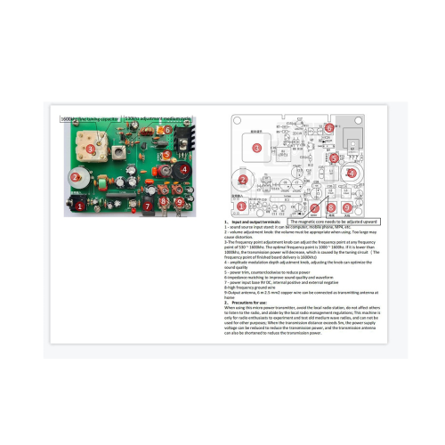 530-1600Khz Radio Experimental AM Transmitter Medium Wave Transmitter ,School Training Kit Crystal Radio(A) 2