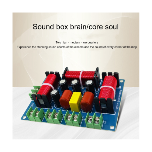 200W Speaker Crossover Double Treble+Midrange+Bass 4 Way Speaker Audio Frequency Divider Home Theater Speaker Divider 2