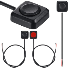4 Stück Momentan-Drucktaster (Ein/Aus) – Oberflächenmontage, Mini-Drucktaster, 12V/24V