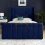 (Grey(without Mattress), 4ft Small Double(with Gaslift)) Wingback Bed Frame Plush 54in Headboard Mattress 2