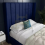 (Grey(without Mattress), 4ft Small Double(with Gaslift)) Wingback Bed Frame Plush 54in Headboard Mattress 3