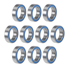 20 peças 6700 - Alta Qualidade 6700 10x15x4 mm Rolamentos de Esferas de Ranhura Profunda com Vedação, Miniatura, Azul
