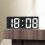 Digital Alarm Clock Simple LED Clock Screen Digital Clock Bedroom Bedside Clock Orange 4