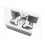 1Pcs Spring Loaded Door Easy Lock Stop Catch Release Clamp Double Roller Catch (Mp-4) 2