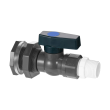 PVC-Regeneimer-Wasserhahn-Set, 3/4 Zoll PVC-Kugelhahn, Eimer-Wassertank-Teicheimer-Wasserhahn-Set