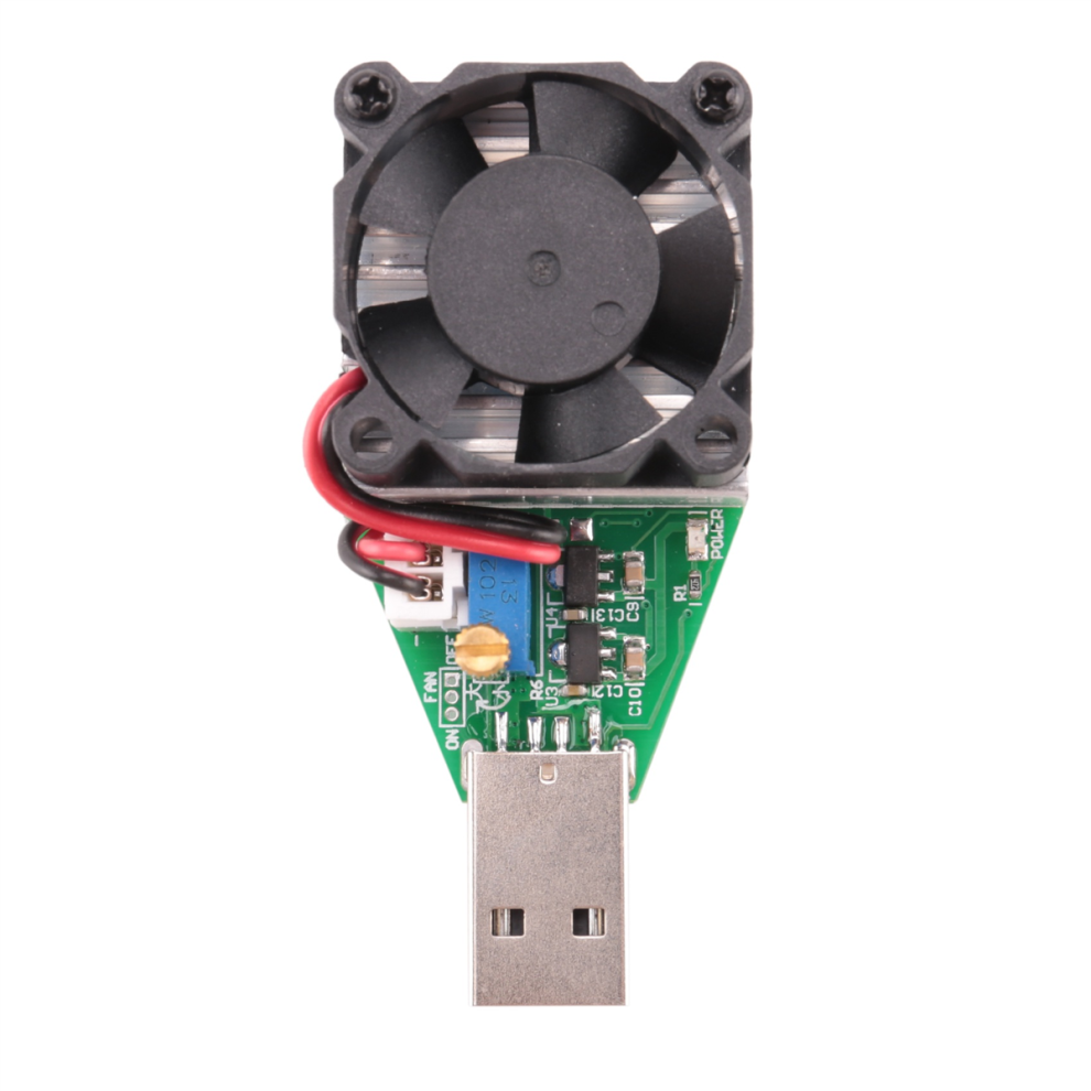 Usb 15W Battery Discharge Capacity Tester Adjustable Electronic Load Resistor 3.7-13V Voltage Accessories 4852847380441