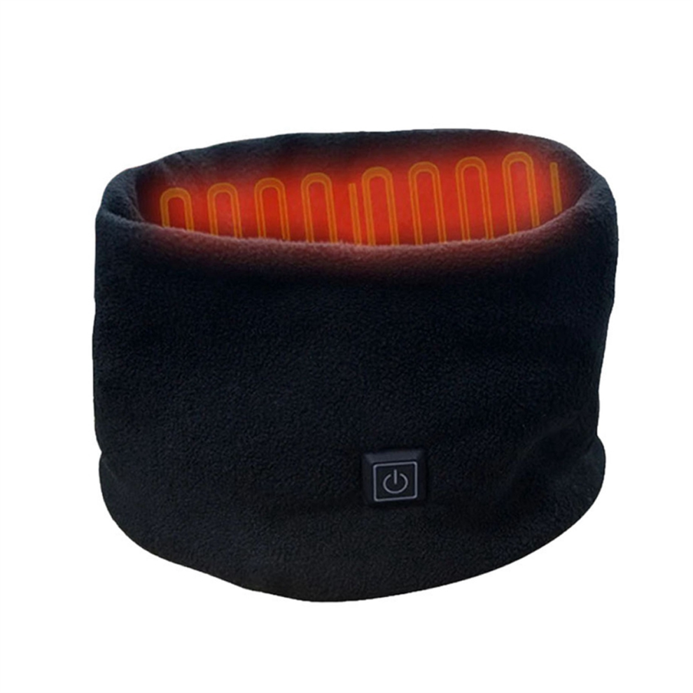 Kepptory Winter Electric Heated Scarf Neck Wrap Usb Rechargeable Neck Warmer 3 Speed Adjustment Fleece Scarf For Cycling Skiing