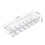 Clear Plastic Egg Holder - 14 Egg Tray Holder - Free Fridge Organizer with Lid, Refrigerator Storage Container 3