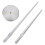 3D Clock Hands,DIY Clock Movement Mechanism Needles,Wall Accessories Part Replacement,Silver 4