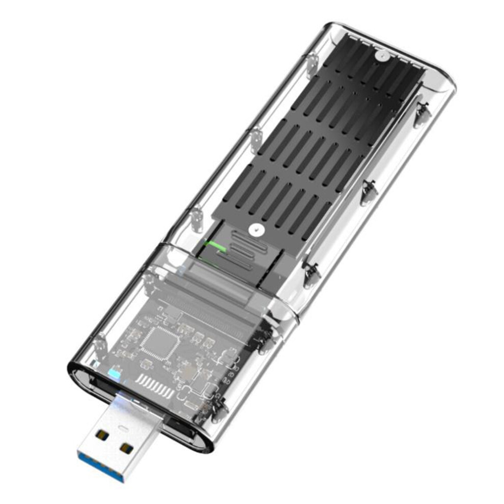 External M.2 Ngff Sata Ssd Enclosure High Speed Usb3.0 Gen1 5Gb/S Transparent Sata Ssd Hard Drive Case For Pc 4852847388546