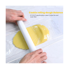 2Pcs Acryl Keks Kuchen Rolling Tool Balance Lineal Fondant Icing Keks Dicke Lineal Keks Glatter Backen EIN