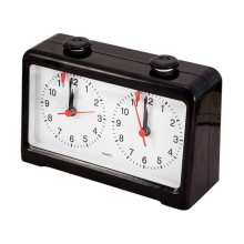 Horloge d'échecs mécanique à minuterie, horloge d'échecs analogique de tournoi professionnel pour jeu PQ9905