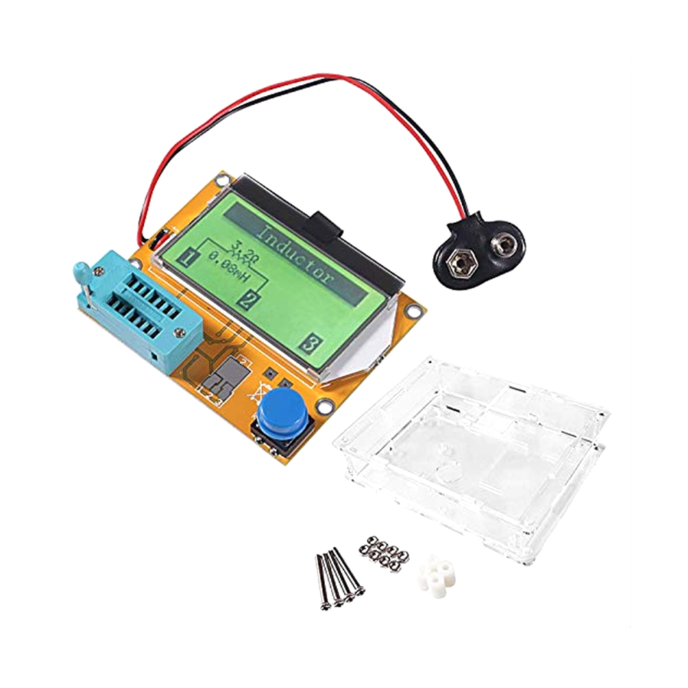 328 Graphical Transistor Tester, Npn Pnp Diode Triode Capacitor Esr Mosfet Resistance Sense Lcd Display Checker 4852847385194