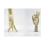 Maniquim de Desenho Articulado em Madeira para Artistas, com Dedos de Madeira Flexíveis, 2 Peças (10 Polegadas, Mão Esquerda) 5