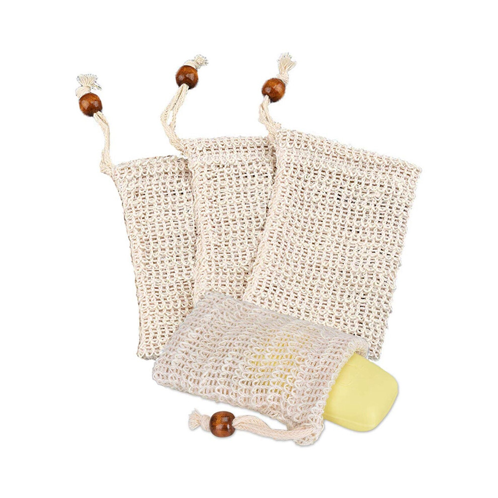 4X Soap Bag, Soap Bag Ramie, Organic Soap Bag, Soap Bag, Foaming And Dry Soap 4852847390938